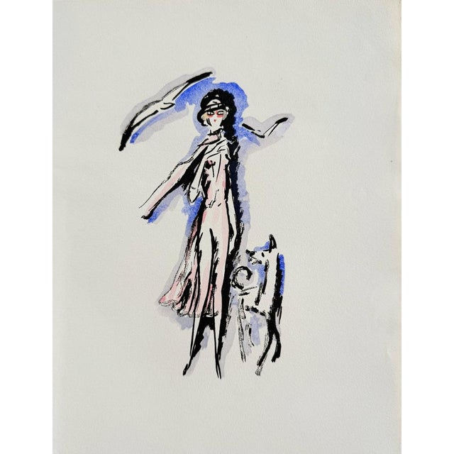 Kees Van Dongen, La Garçonne, 1925, Lithograph Pochoir on Arches Paper For Sale - Image 7 of 7
