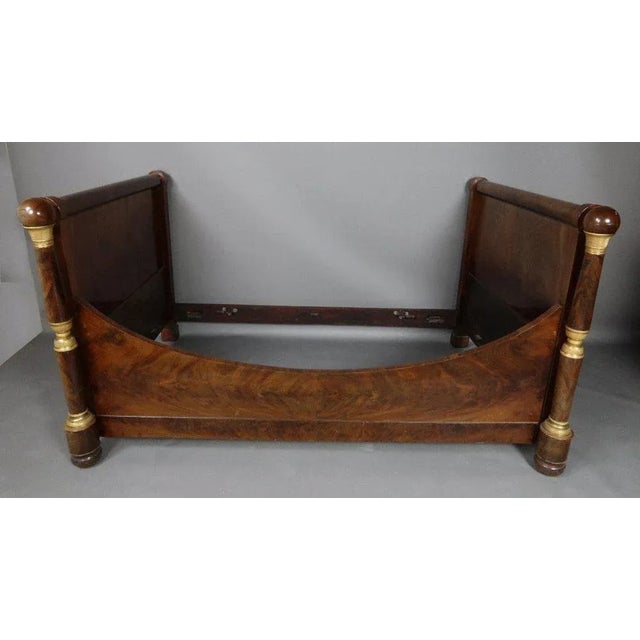 Empire Mahogany Bed, 1800s For Sale - Image 6 of 9