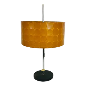 Orange Cocoon Table Lamp by Goldkant, Germany, 1960s