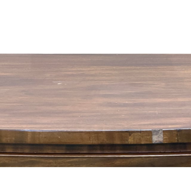 Vintage Western Natural Wood Brandy Board Sideboard Console Table For Sale - Image 12 of 14