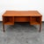 Mid Century Danish Modern Desk Floating 4 Drawer Teak Executive File Large MCM For Sale In Sacramento - Image 6 of 12
