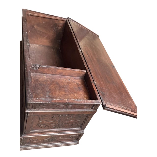 Antique Spanish Walnut Chest, 1680 For Sale - Image 3 of 8