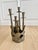 1970s Italian Brutalist Gilded Pewter 5-Arm Candelabra /Sculpture – Prof. Ceccherini For Sale - Image 12 of 12