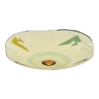 Chandelier, Ceiling Lamp, Umbrella Brusel Veb Narva Luchten, Germany, 1970s. For Sale