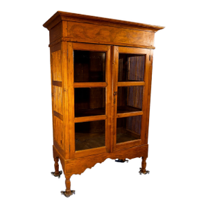 Vintage Wooden Display Cabinet