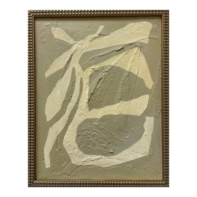 2026 "Avvoltoio" Contemporary Abstract Botanical Painting on Canvas by Artist r.k. Red For Sale