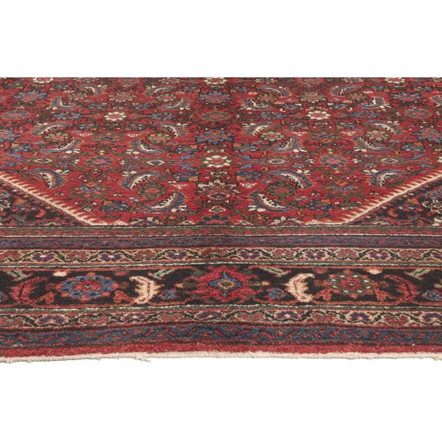 Early 20th Century Antique Persian Mahal Rug - 08'10 x 11'10 For Sale - Image 4 of 9