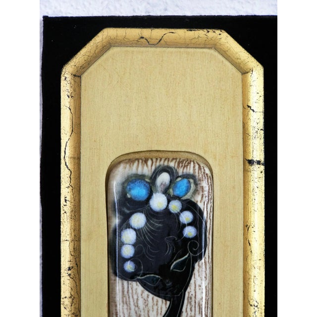 1960s 1960s Fantoni-Style Ceramic Wall Plaque For Sale - Image 5 of 7