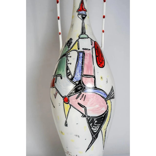 Italian Ceramic Vase by N Narell Jaro, 1958 For Sale - Image 4 of 7