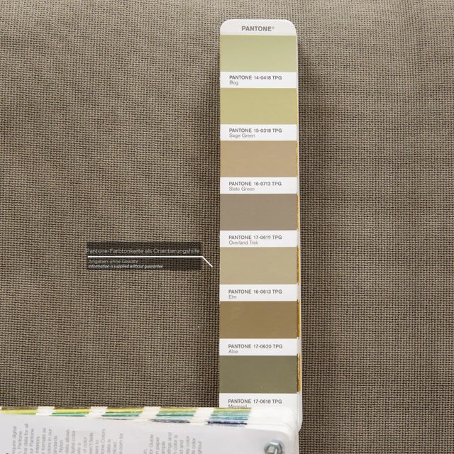 Textile Wk 663 Fabric Two-Seater Grey-Green Sofa from WK Wohnen For Sale - Image 7 of 11