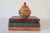 Vintage Hand-Painted Wooden Lidded Jar For Sale - Image 4 of 9