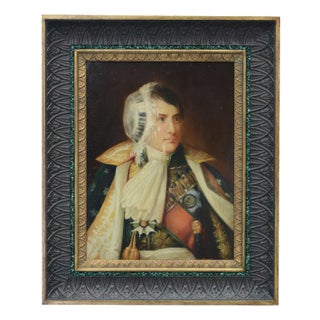 Angelo Granati, Cake in the Face, Italy, Oil on Board, Framed For Sale