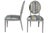 Bassett Basset Attributed Oval Back Side Chairs, a Pair For Sale - Image 4 of 7