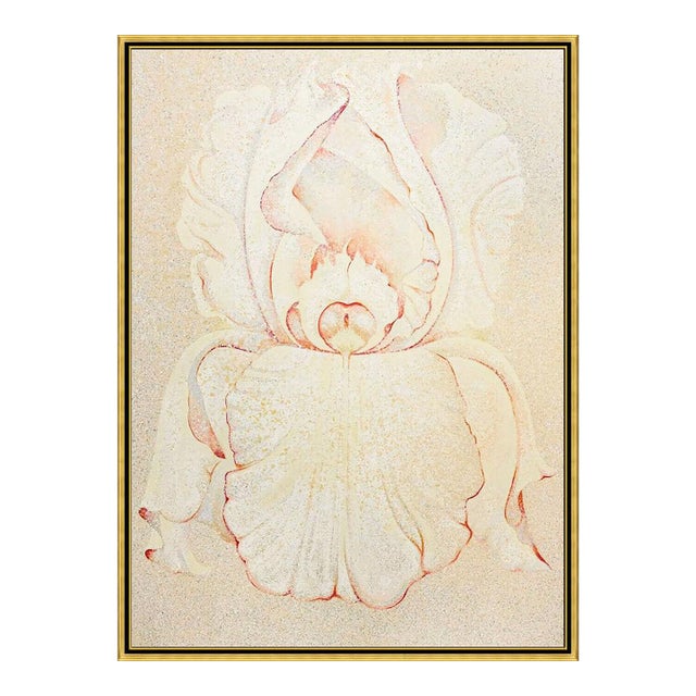 1980s Ivory Iris, Lowell Nesbitt For Sale