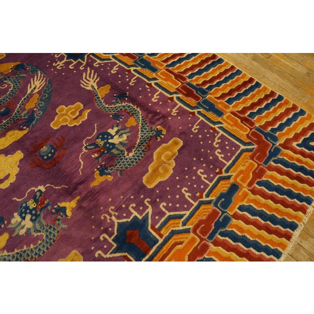 19th Century Chinese Ningxia Carpet ( 6'4" x 9' - 193 x 274 )