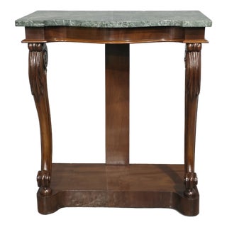 Mahogany Console Table, 1880 For Sale