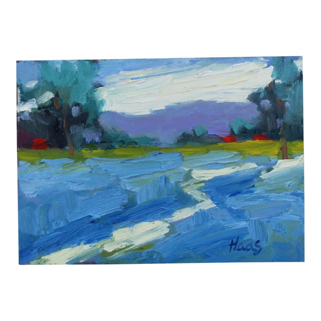 Quiet Places & Journeys — Bluebonnet Field (Original Oil Landscape) For Sale