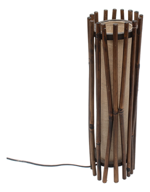 Bamboo Table Lamp in the style of Louis Sognot, 1970s-1980s