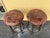 Boho Chic Vintage Counter Stools 25” - Set of 2 For Sale - Image 3 of 4