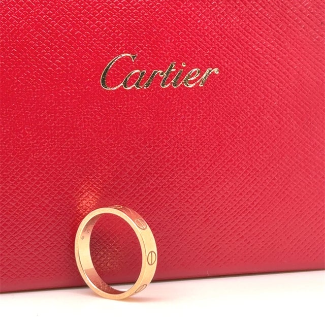 2020s Cartier 18ct Yellow Gold Love Ring 3.19g, Size 6.25 For Sale - Image 5 of 8