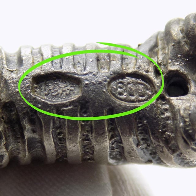 Metal Vintage Italian Silver Detailed Zebra Figurine, 1970s For Sale - Image 7 of 11