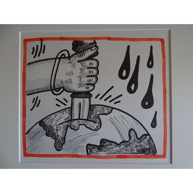 Keith Haring, Planet Earth, 1990, Lithograph For Sale - Image 6 of 6