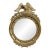 American Federal Giltwood Eagle Bullseye Convex Mirror For Sale