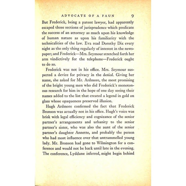 "Brief Seduction of Eva" 1939 Eiker, Mathilde For Sale In New York - Image 6 of 6