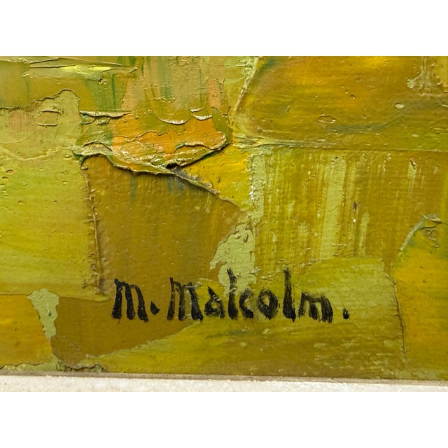 Mary Malcolm-Kluge “Fleurs” Signed Oil on Canvas Floral Still Life Painting For Sale - Image 10 of 12