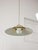 Vintage Italian Brass and Metal Saucer Pendant Lamp, 1970s For Sale - Image 18 of 18