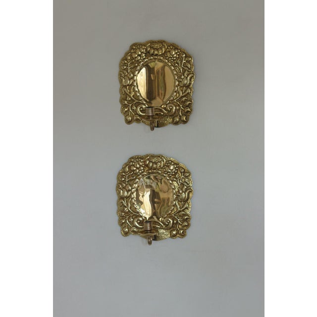 Mid-Century Modern Swedish Brass Sconces, Set of 2 For Sale - Image 16 of 18