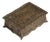 20th Century French Repoussé Brass Trinket Box For Sale