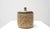 A ceramic lidded pot by Belgian ceramist Roger Vandeweghe for Amphora. The pot has a cylindrical form with a uniform,...