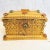 Antique Gilt and Bejeweled Alms Box For Sale - Image 9 of 10
