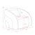 Textile Piagia Boucle Swivel Base Lounge Chair For Sale - Image 7 of 7