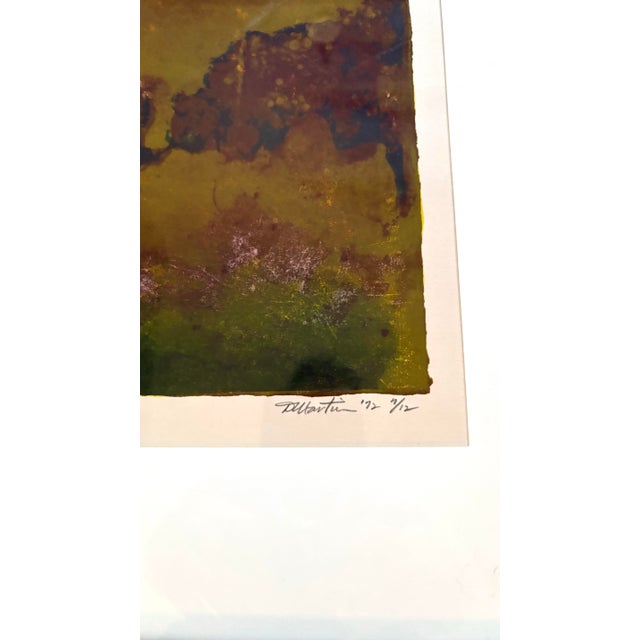 Mid-Century Modern Doug Martin Screens Print 1972 Signed in Pencil For Sale - Image 3 of 4