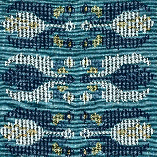 With a uniquely rustic, old-world quality, this wide-striped textile is handwoven with a jute weft and Cotton warp and...