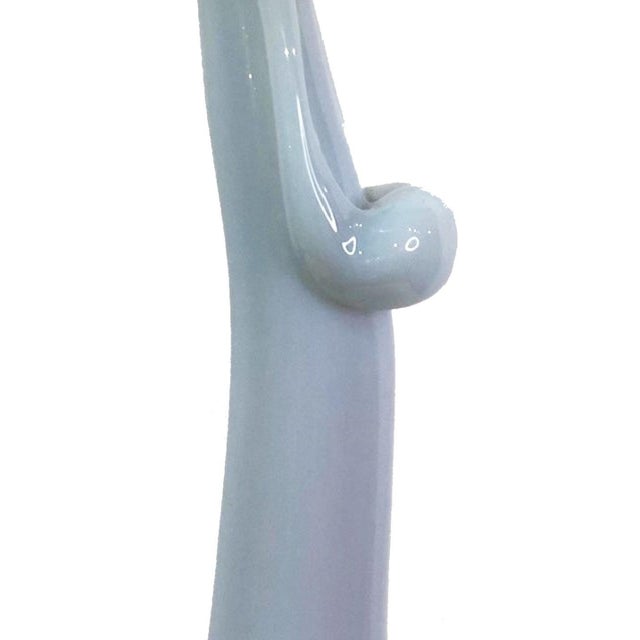 Alfredo Barbini, Chinese Woman, Modernist Murano Art Glass Sculpture, ca. 1960s For Sale - Image 9 of 10