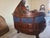 Blue Antique French Empire Style Lit Bateau Bed in Carved Wood, 1880 For Sale - Image 8 of 18