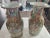 A beautiful pair of Canton porcelain vases called Canton Dore Multi -panel motifs decorated with Palace figure scenes and...