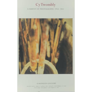 Paintbrushes Poster after Cy Twombly For Sale