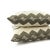 Gray & White Chevron Pattern Pillow Cover For Sale - Image 4 of 7