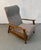 Mid-Century Scandinavian Style Walnut Reclining Lounge Chair For Sale - Image 4 of 12