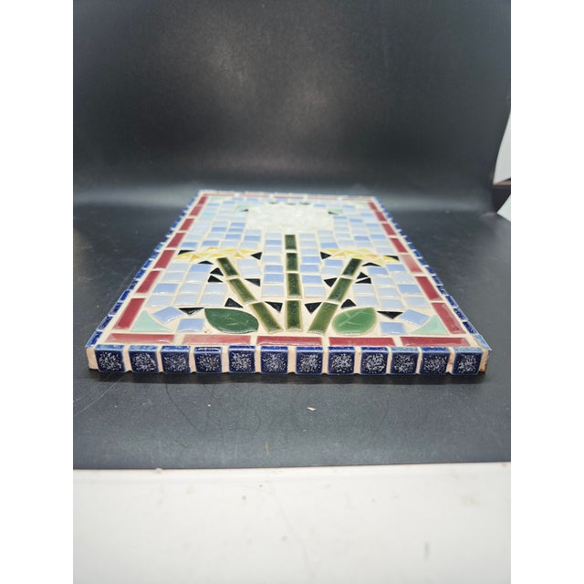 Vintage Mosaic 60's Hanging Art