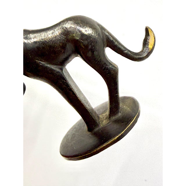 Mid 20th Century Richard Rohan Austrian Bornze of a Donkey For Sale In Palm Springs - Image 6 of 10