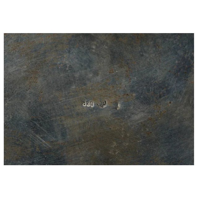 Silver sugar bowl, Northern Europe, hallmark 830. Very good condition. Height 13 cm, width 13 cm. depth 10 cm.