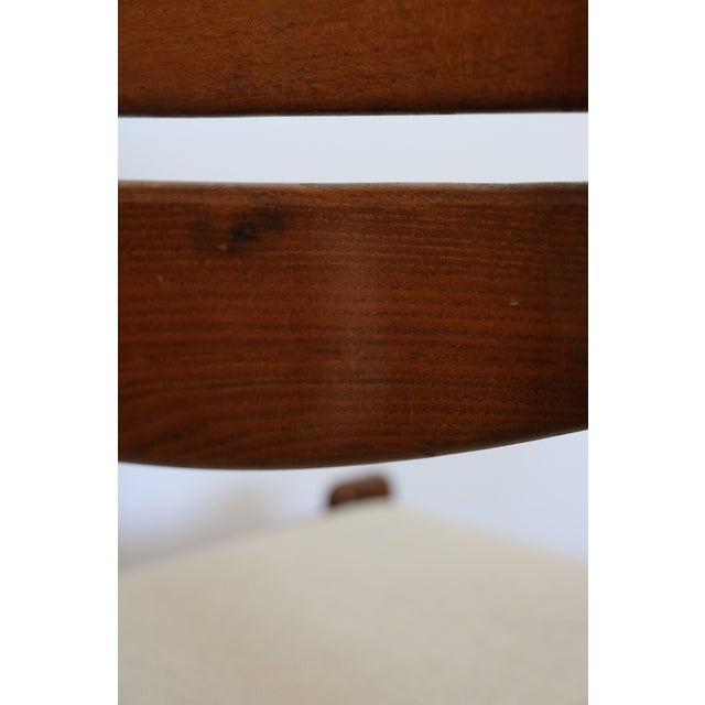 1970s Vintage Chairs in Cotton and Linen Upholstery, 1970s, Set of 4 For Sale - Image 5 of 15