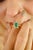 Not Yet Made - Made To Order Unique 18k Gold Tapered Baguette Emerald Ring for Bride Size 6.5 For Sale - Image 5 of 13