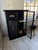 Antique Black Bamboo Glass-Fronted Bookcase, 1900s For Sale - Image 17 of 18