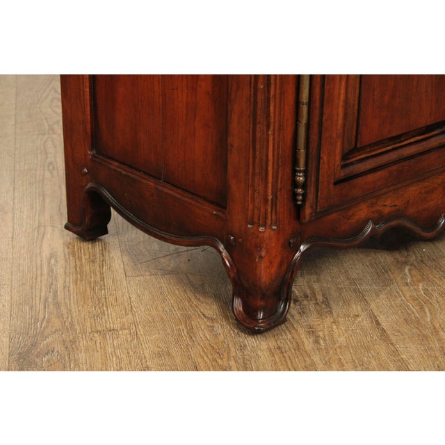 Ralph Lauren French Louis XV Style Cherry Cabinet Server For Sale - Image 9 of 12